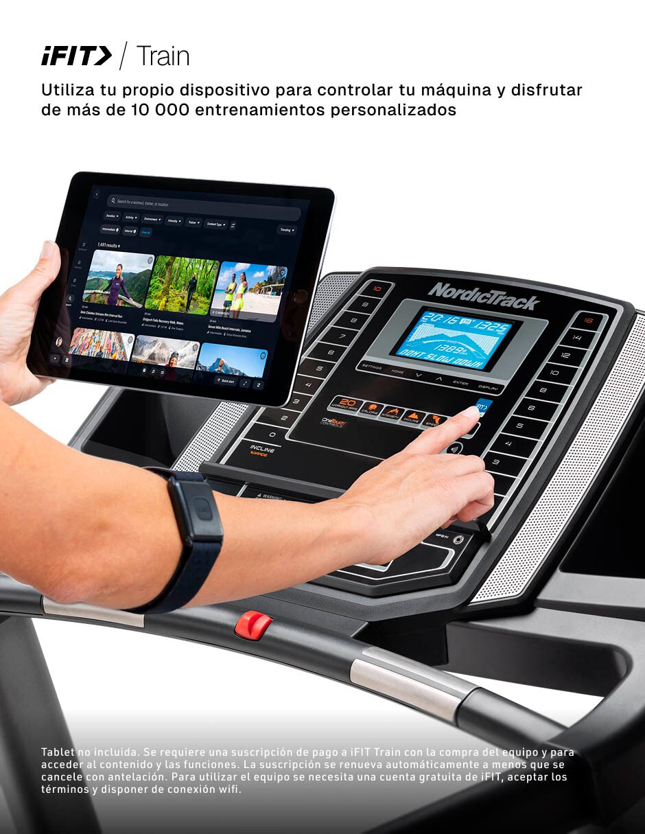 Caminadora serie t6.5 plegable