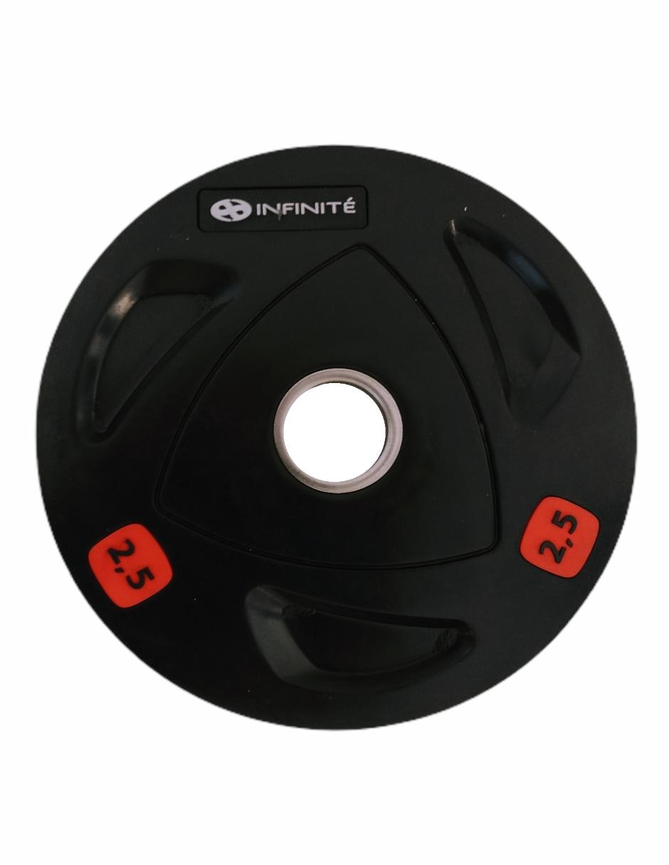 Par de Discos de Goma 2.5 kg 28 mm. Mod. IF-28/2