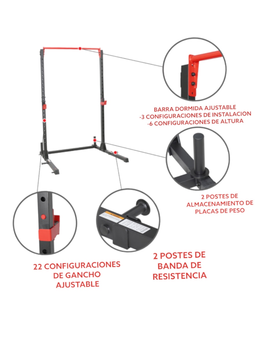 Rack de 2 estantes compartimentos 2