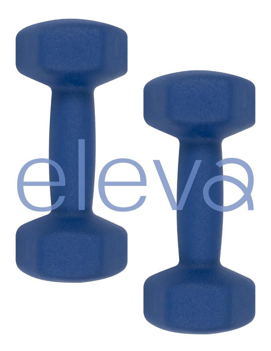 Set mancuernas de peso fijo 3.6 kg 2 piezas 4