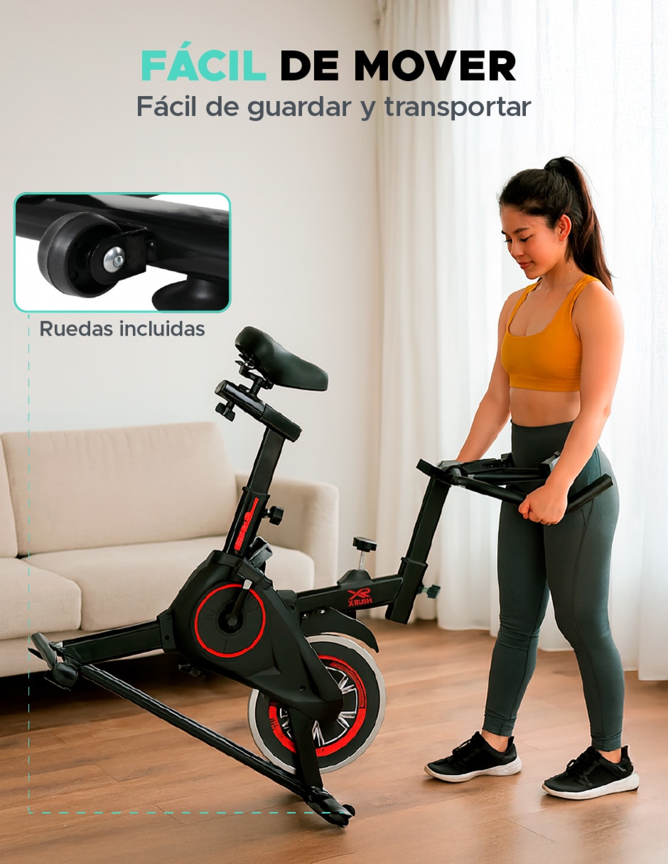 Bicicleta de spinning modelo xr-bdsp de acero