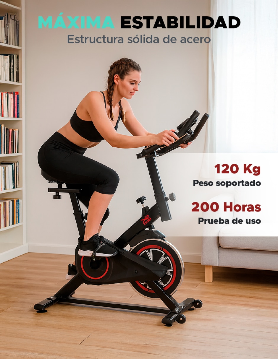 Bicicleta de spinning modelo xr-bdsp de acero