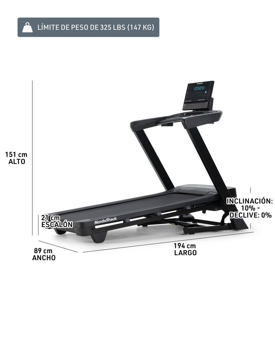 Caminadora Norditrak T Series 8 plegable