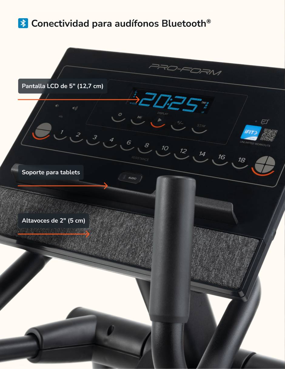 Elíptica Pro-Form Carbon EL