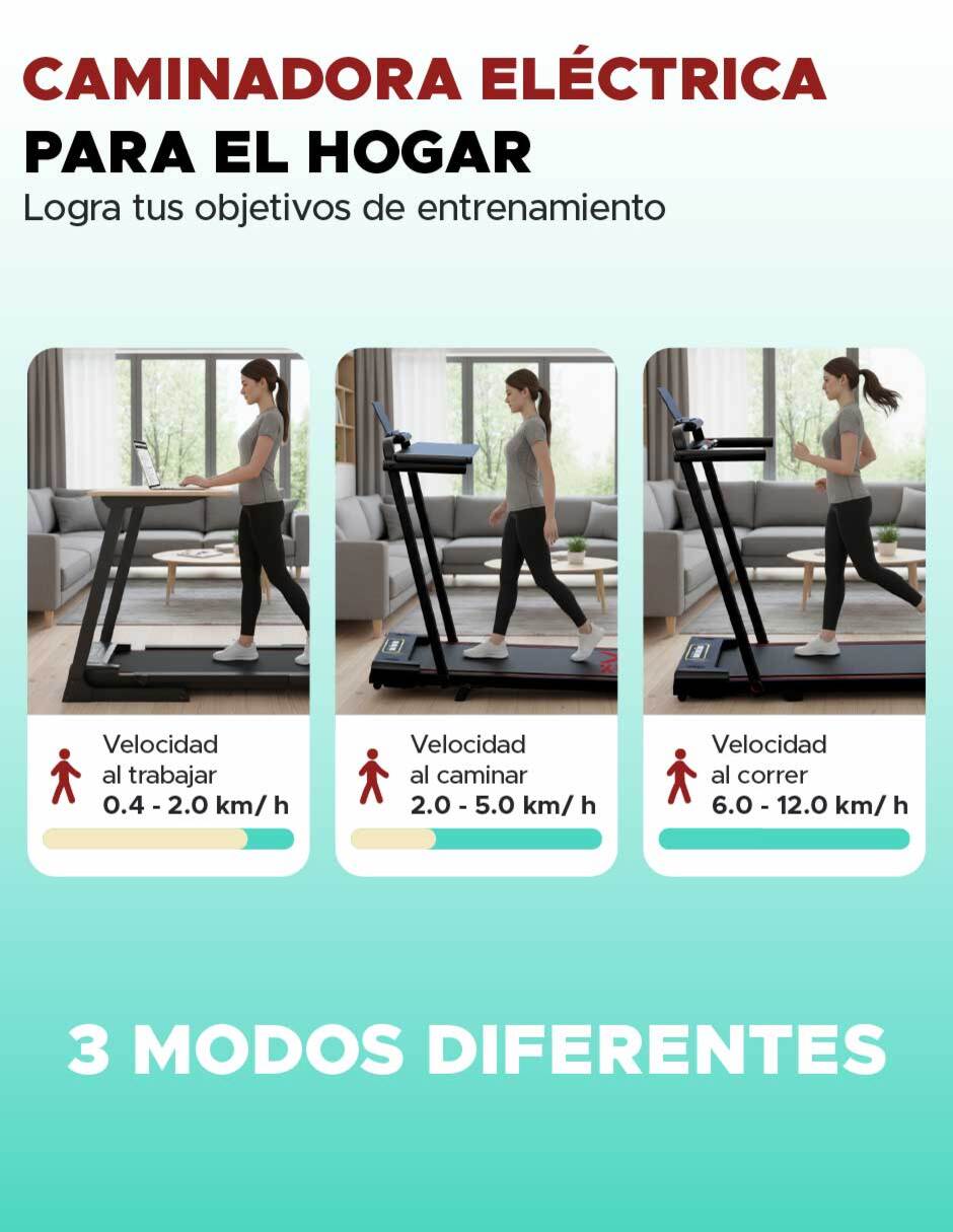Caminadora profesional eléctrica plegable 5