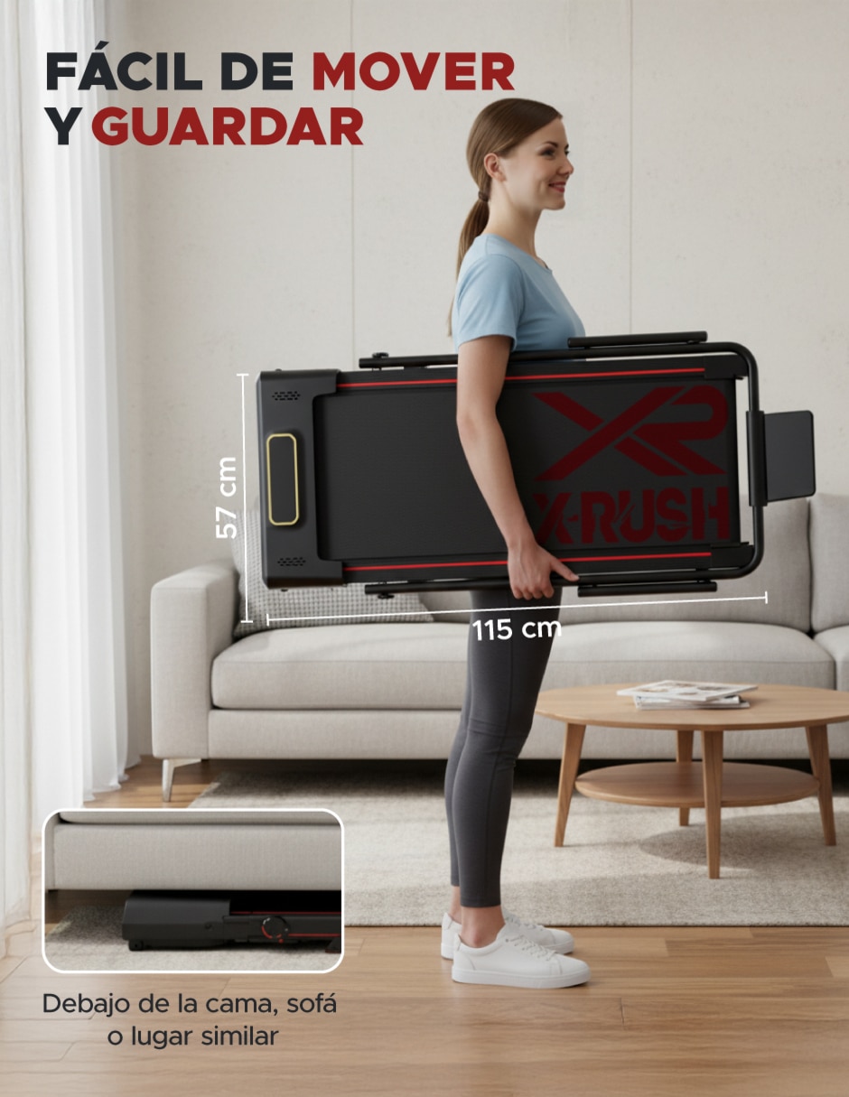 Caminadora profesional eléctrica plegable 10
