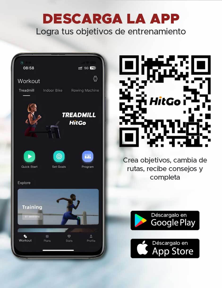 Caminadora profesional eléctrica plegable 7