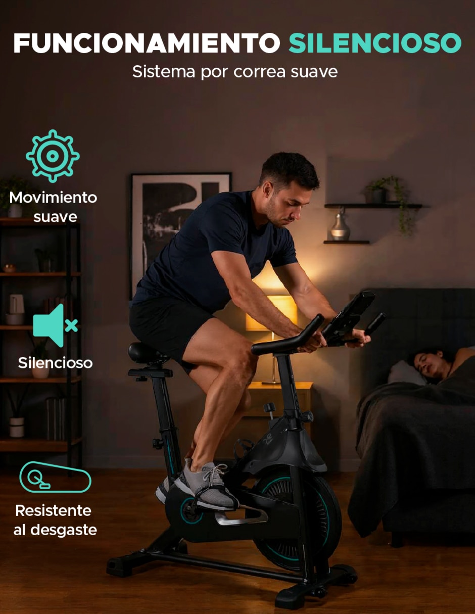 Bicicleta de spinning X-Rush hierro