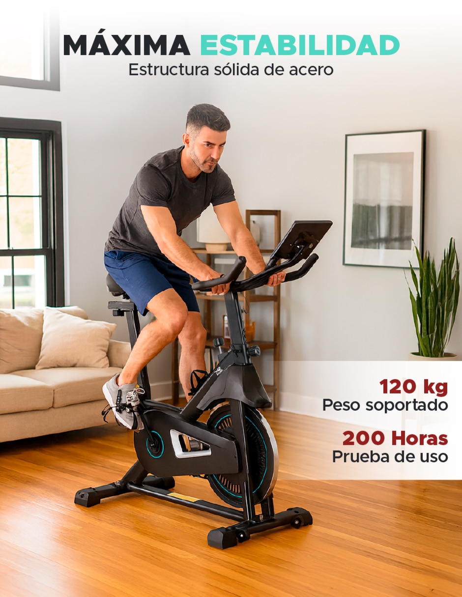 Bicicleta de spinning X-Rush hierro