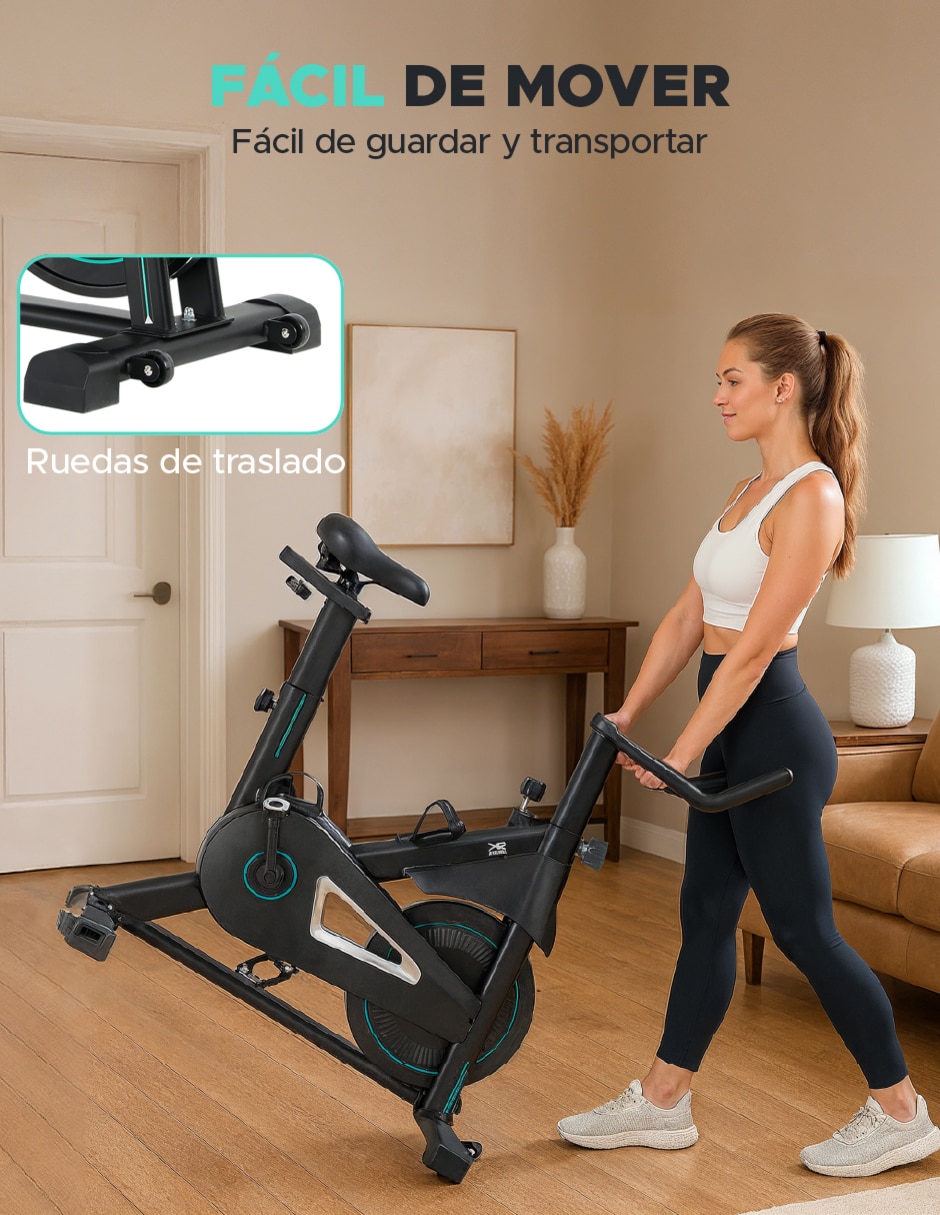 Bicicleta de spinning X-Rush hierro