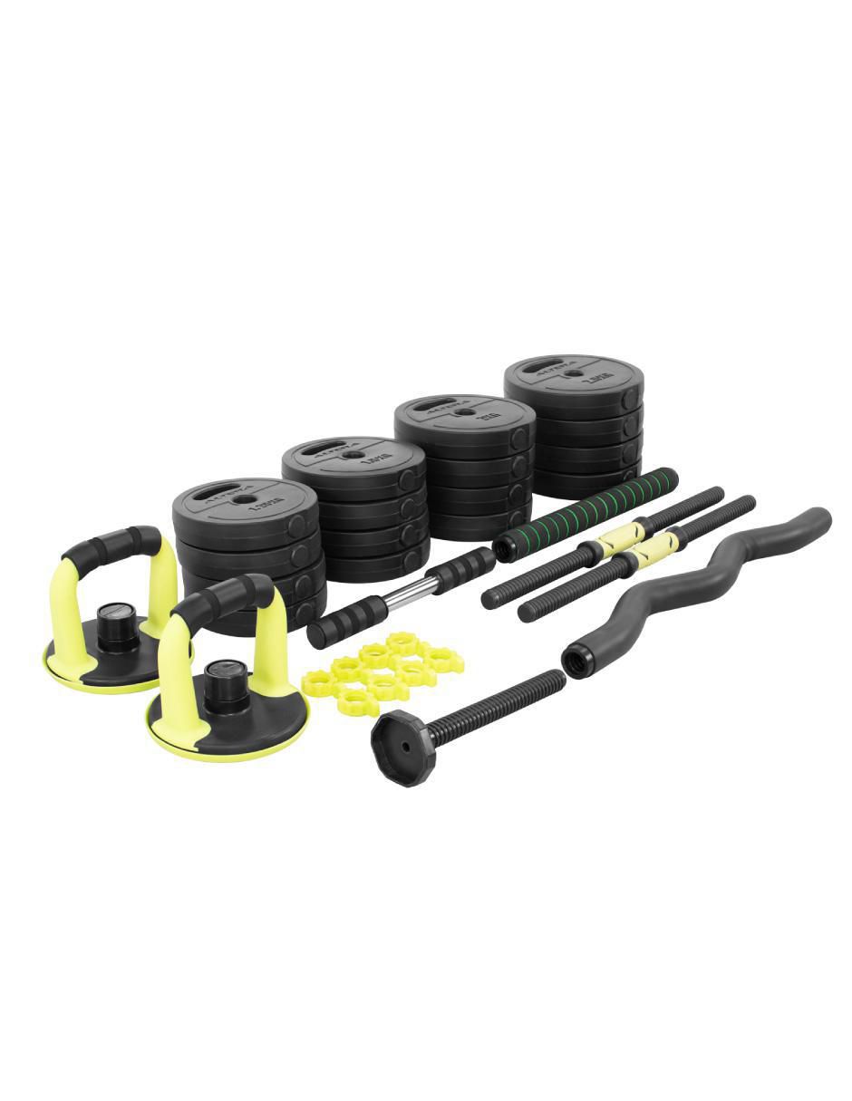 Kit marcuernas de peso variable diferentes pesos 28 piezas 1