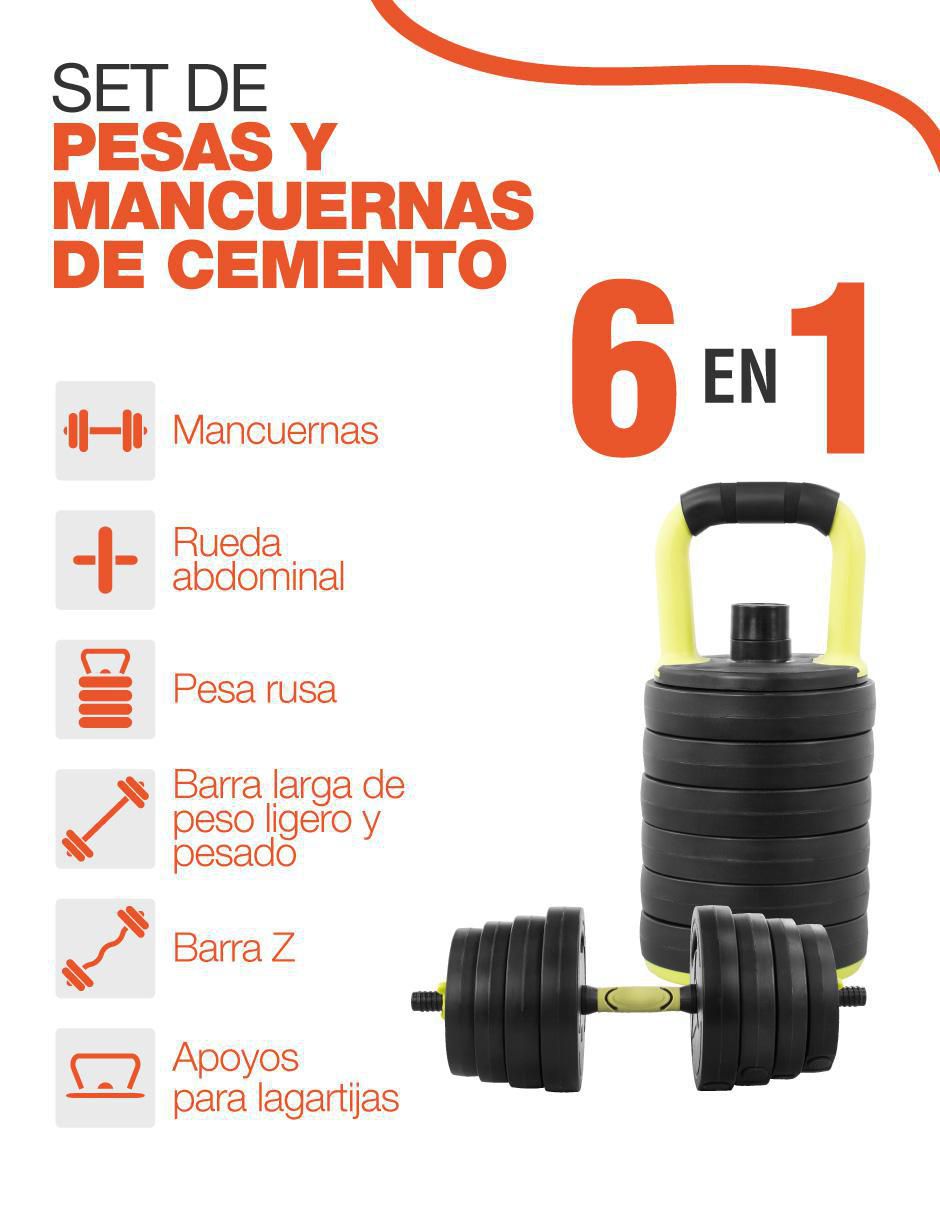 Kit marcuernas de peso variable diferentes pesos 28 piezas 2