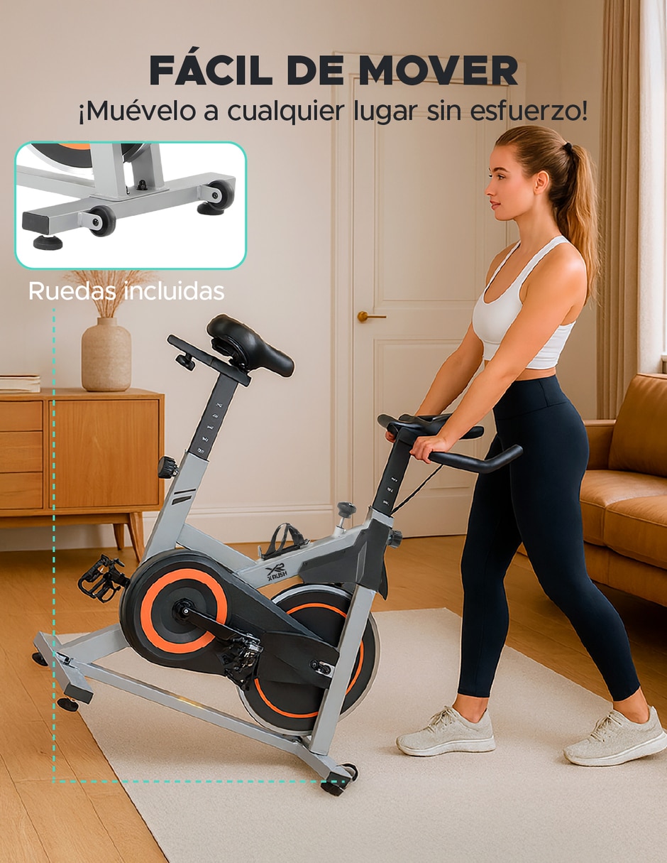 Bicicleta de spinning modelo Strider de hierro 6