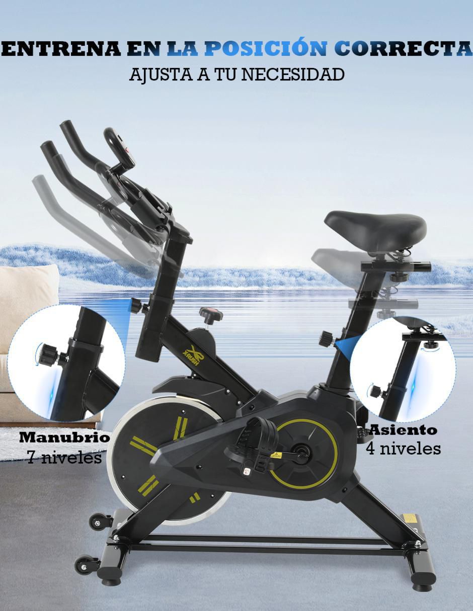Bicicleta de spinning X-Rush hierro