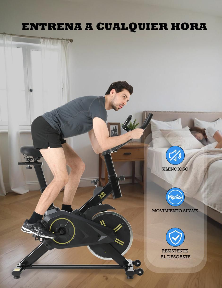 Bicicleta de spinning X-Rush hierro