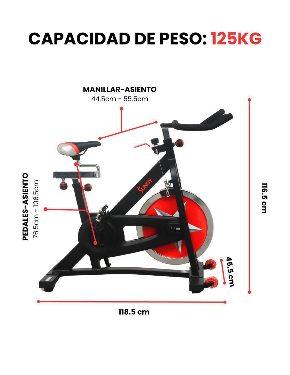Bicicleta fija acero 10