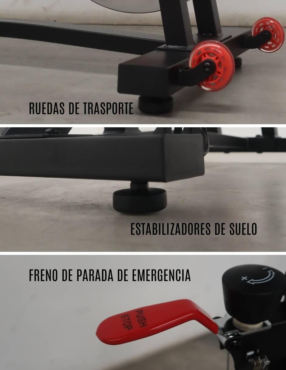 Bicicleta fija acero 5