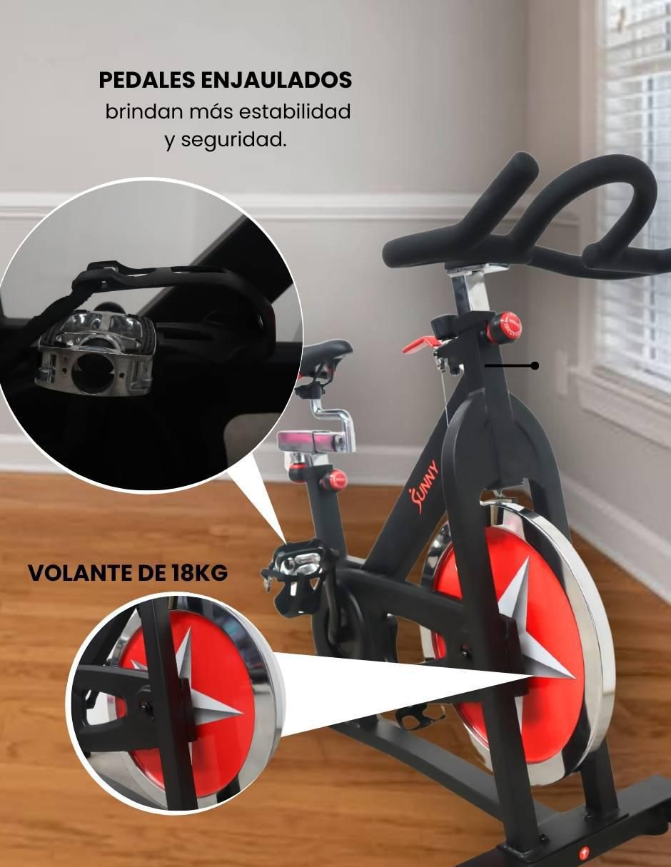 Bicicleta fija acero 8