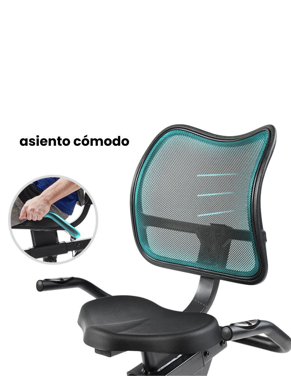 Bicicleta recumbente acero inoxidable