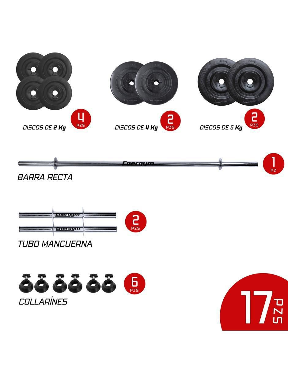Set de pesas de entrenamiento adulto