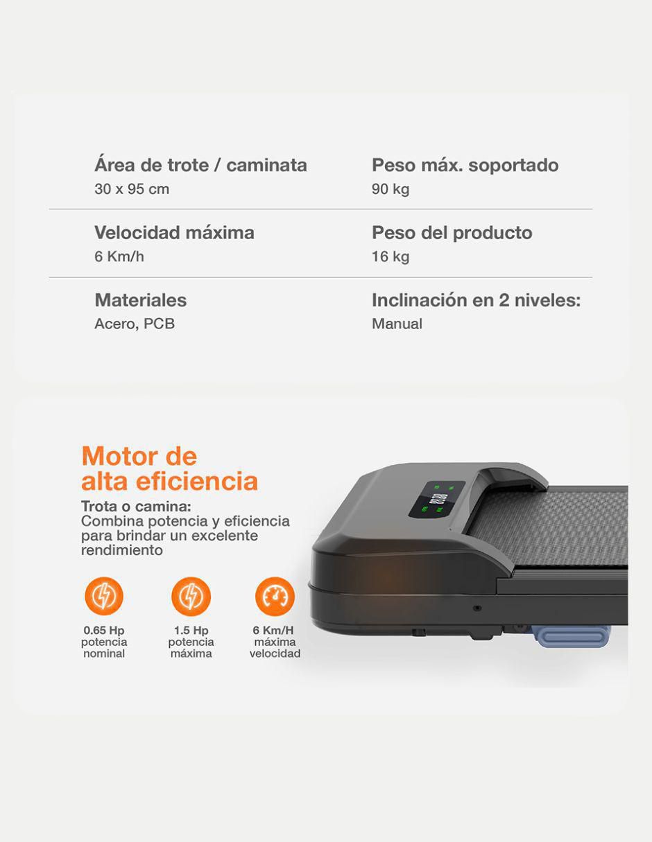 Caminadora casera Droplet W6
