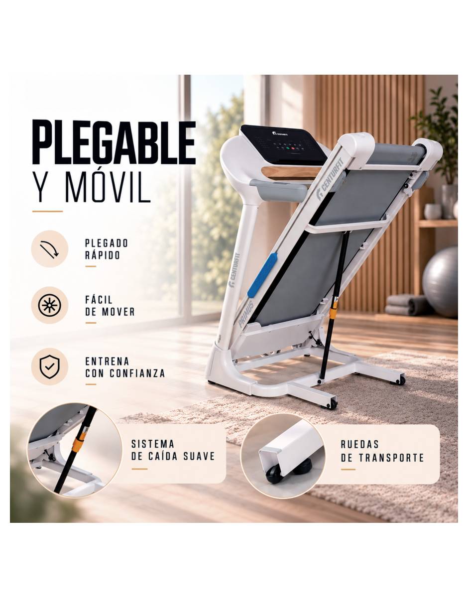 Caminadora casera MKZ-Camia7 plegable 7