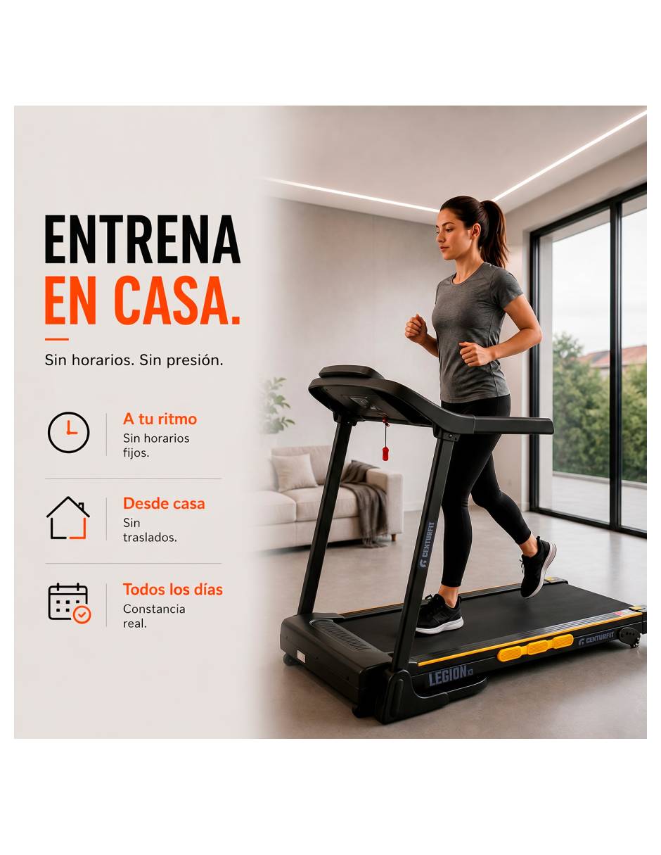Caminadora semiprofesional mkz-cami3310 plegable