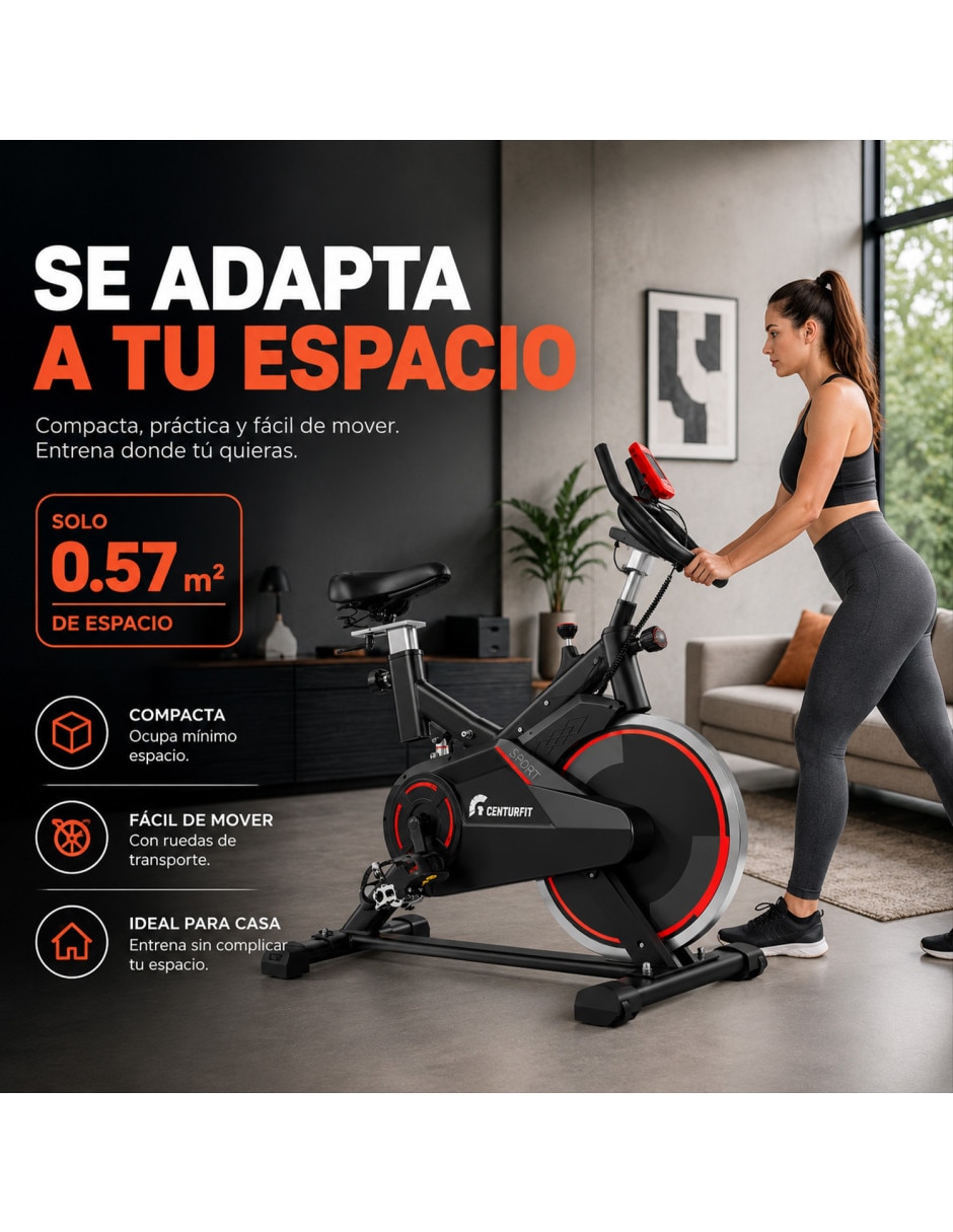Bicicleta fija modelo mkz-7702-13kgsro de acero
