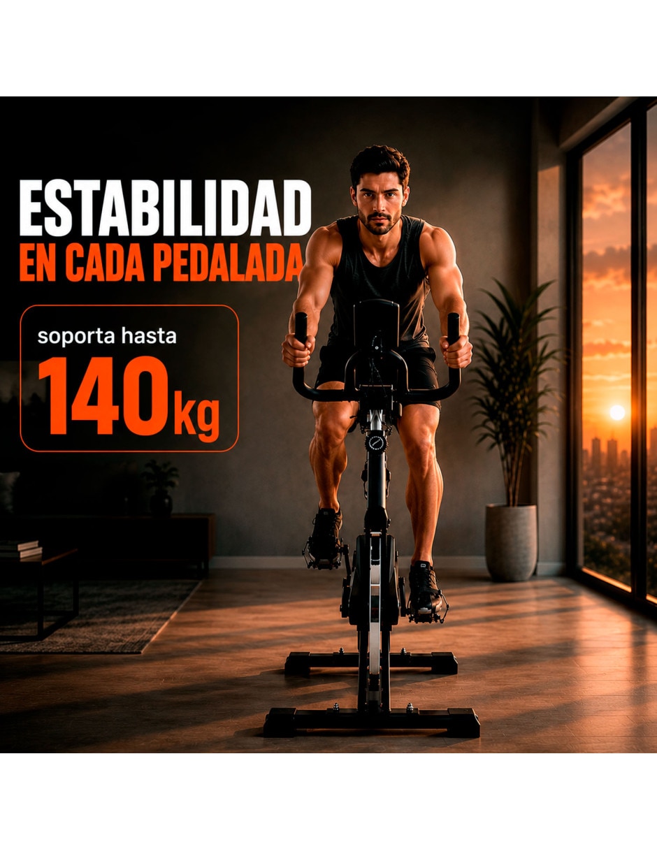 Bicicleta fija modelo mkz-7702-13kgsro de acero