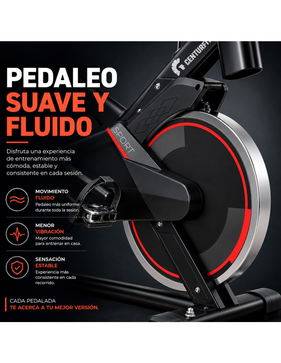 Bicicleta fija modelo mkz-7702-13kgsro de acero 6