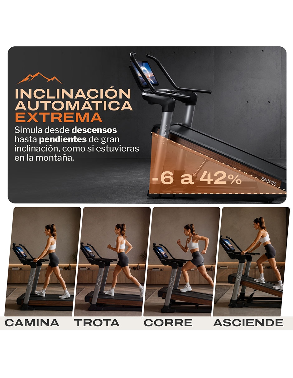 Caminadora profesional RN1020 plegable 5