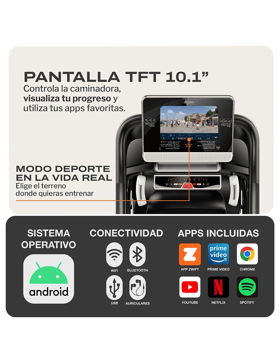 Caminadora profesional RN920 plegable 3
