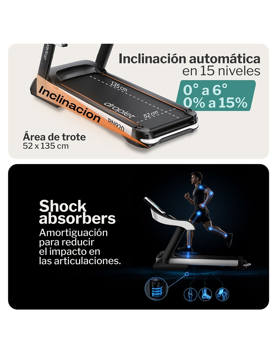 Caminadora profesional RN920 plegable 4