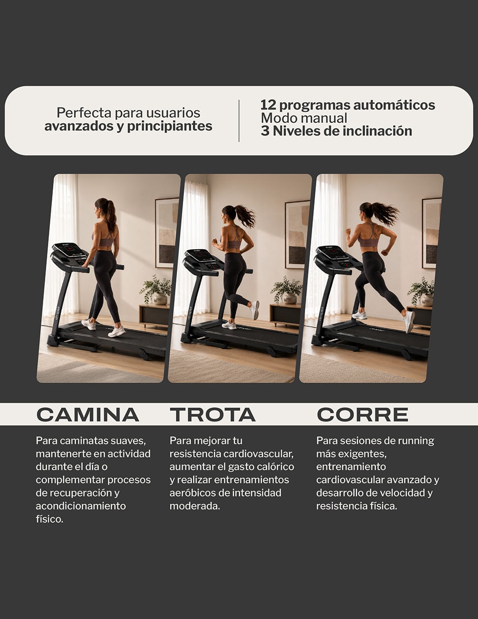 Caminadora profesional RN420 plegable