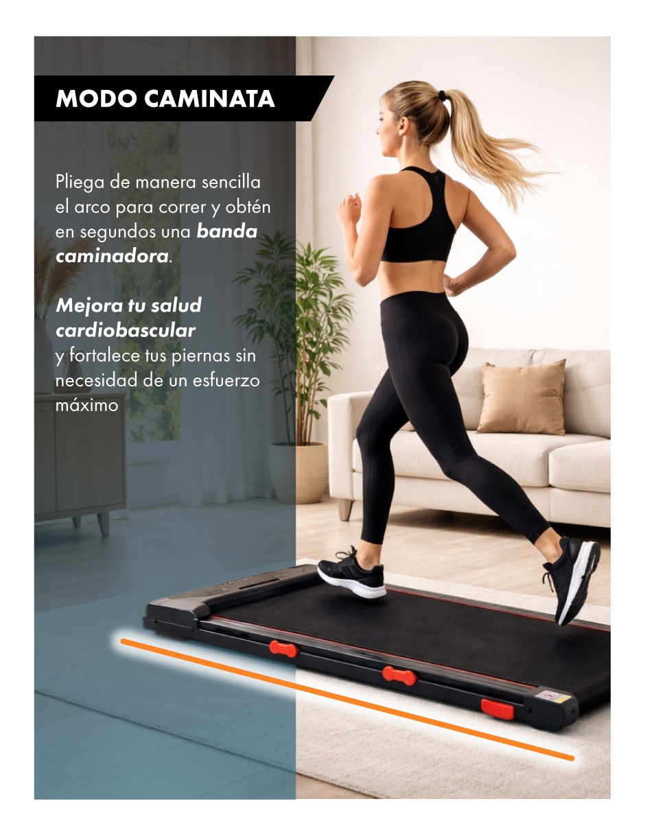 Caminadora profesional lucpldp11s565 plegable 5
