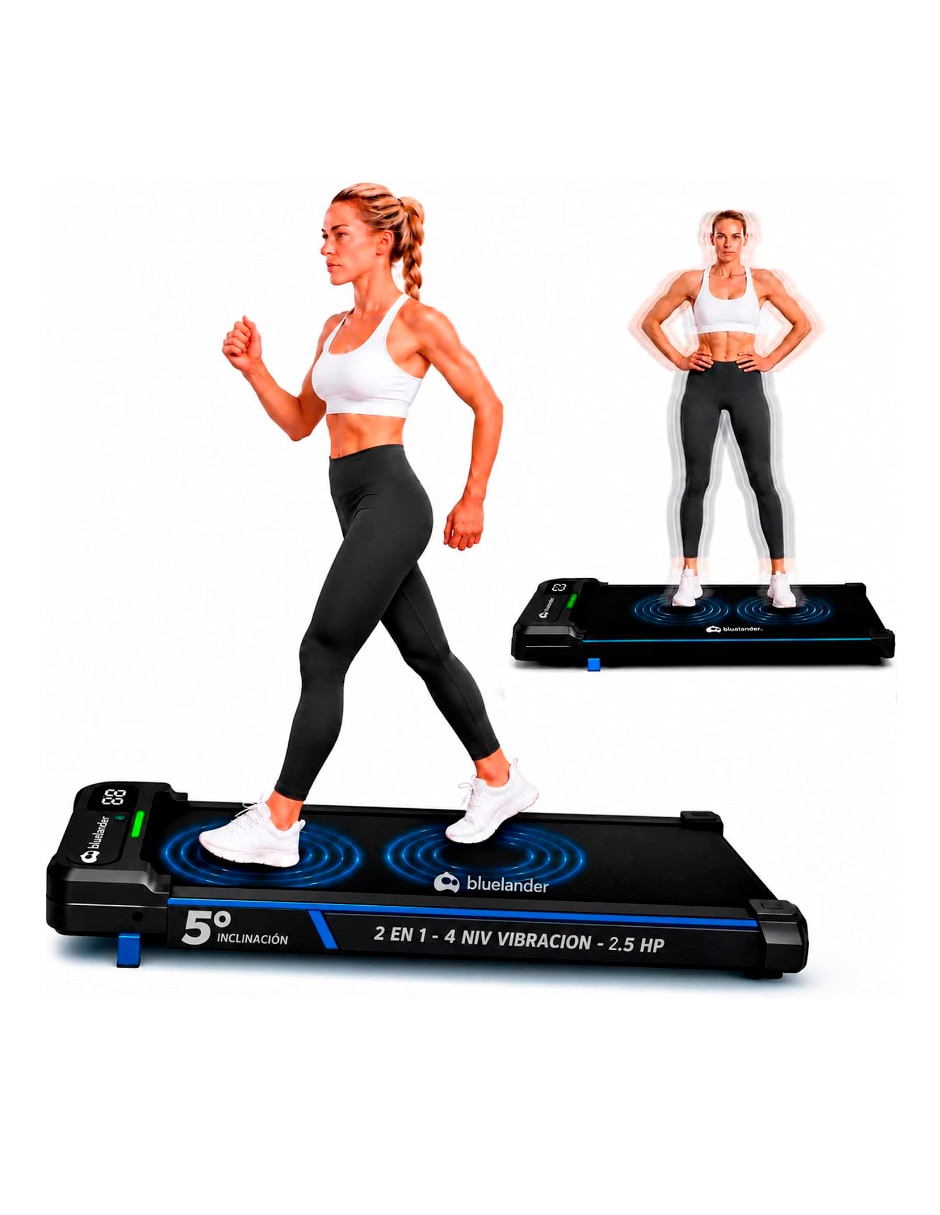 Caminadora semiprofesional eléctrica walking pad con plataforma de vibración Caminadora semiprofesional eléctrica walking pad con plataforma de vibración