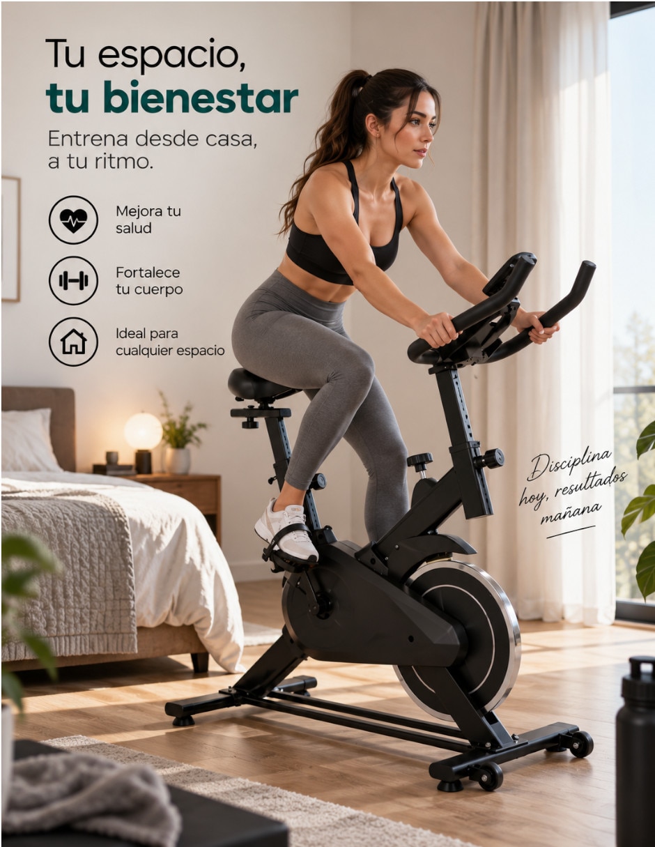 Bicicleta fija modelo de Acero 3