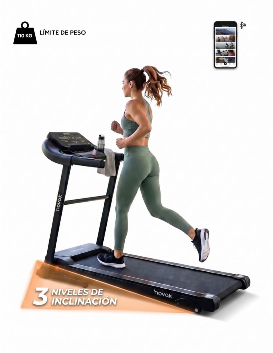 Caminadora novak sprint plegable Caminadora novak sprint plegable