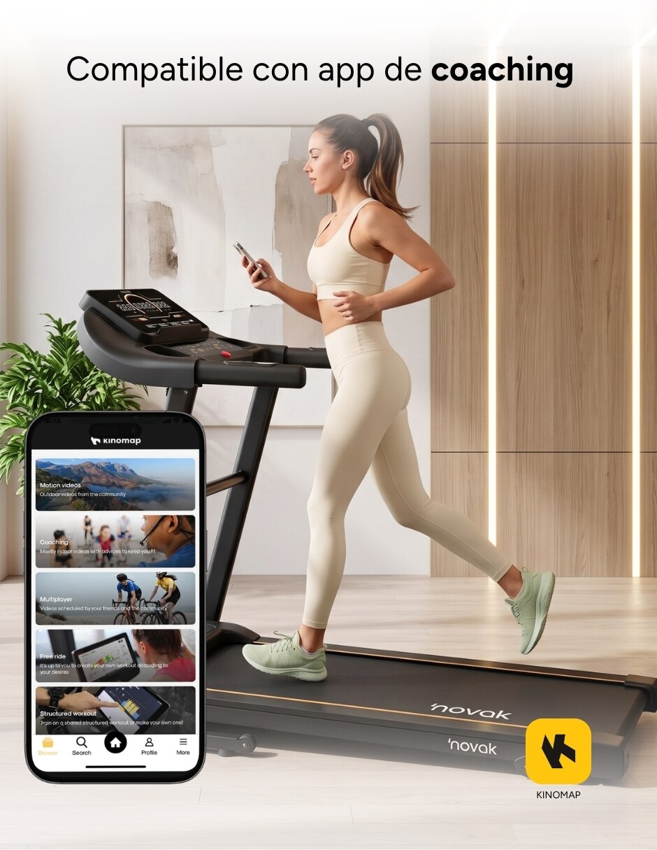 Caminadora novak sprint plegable 5