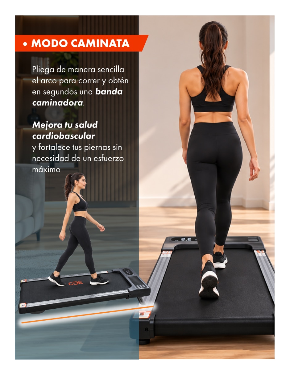 Caminadora semiprofesional lucnmdp11s955 plegable 2