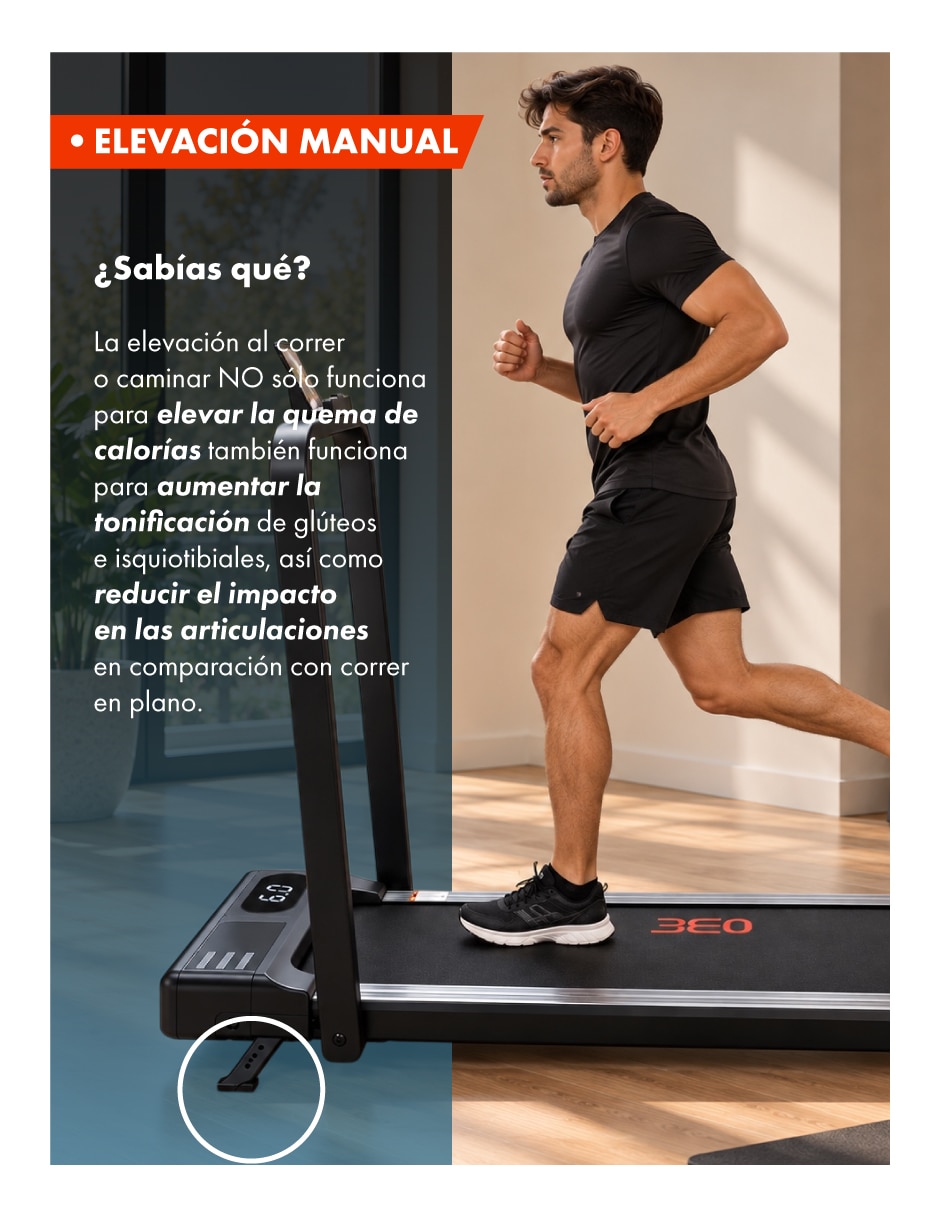 Caminadora semiprofesional lucnmdp11s955 plegable 4