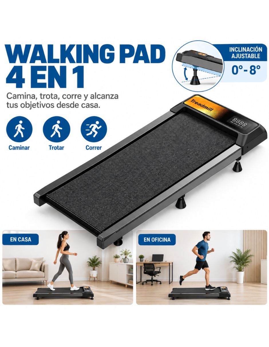 Caminadora eléctrica Walking pad portátil 2