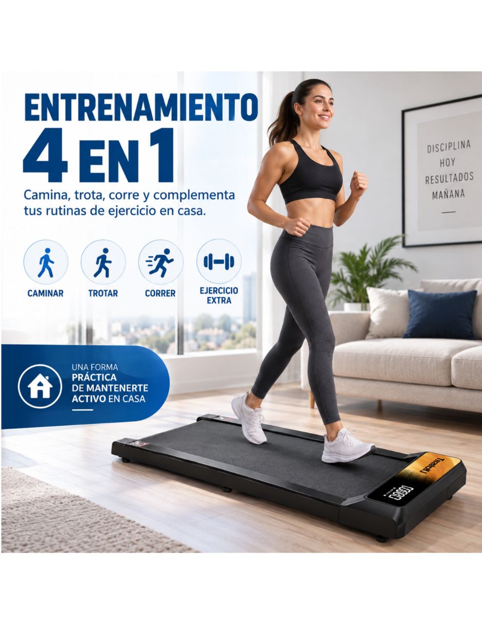 Caminadora eléctrica Walking pad portátil 4