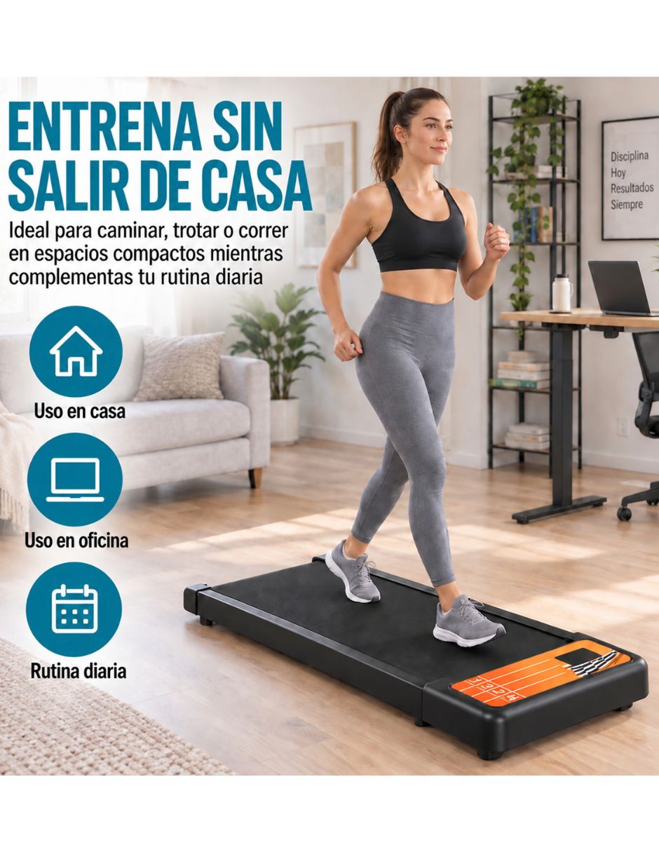 Caminadora eléctrica Walking Pad con asa portátil 2