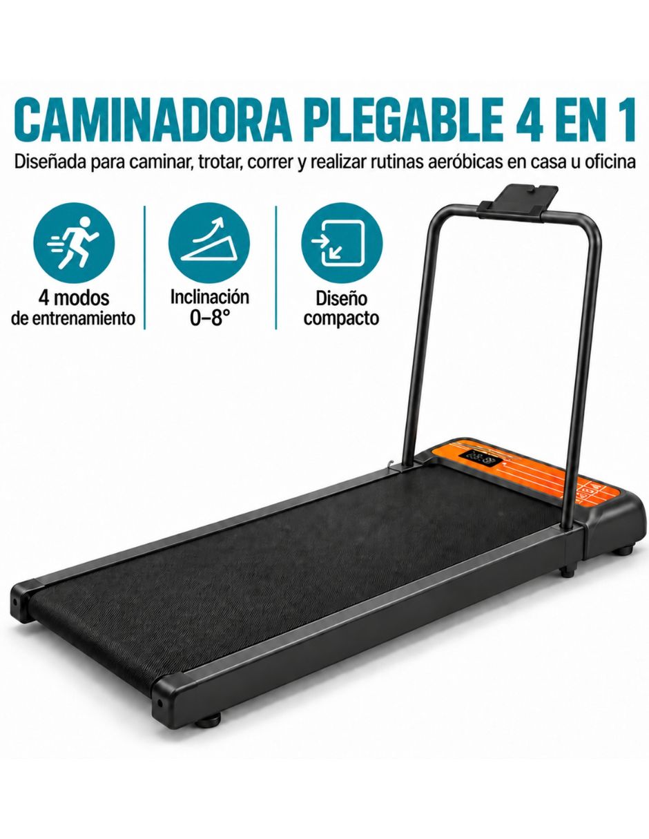 Caminadora eléctrica Walking Pad con asa portátil 4