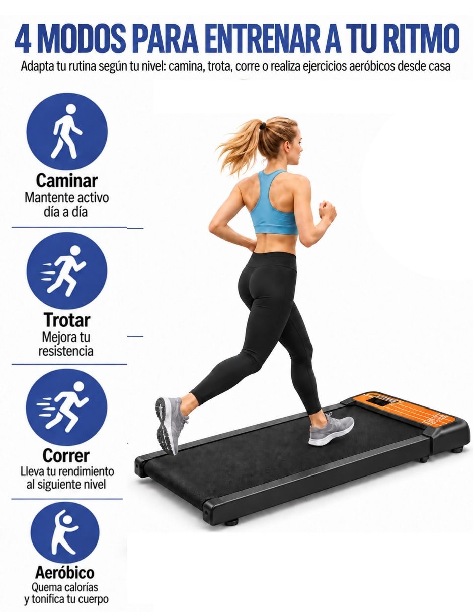 Caminadora casera eléctrica Walking pad portátil 2