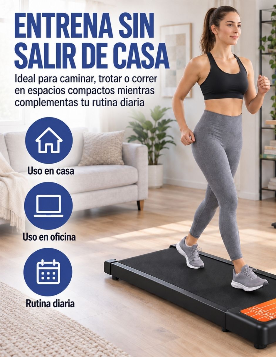 Caminadora casera eléctrica Walking pad portátil 3