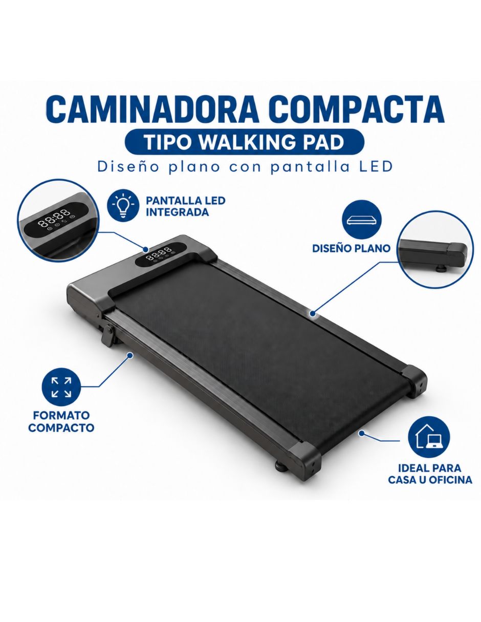 Caminadora casera eléctrica Walking pad portátil 2